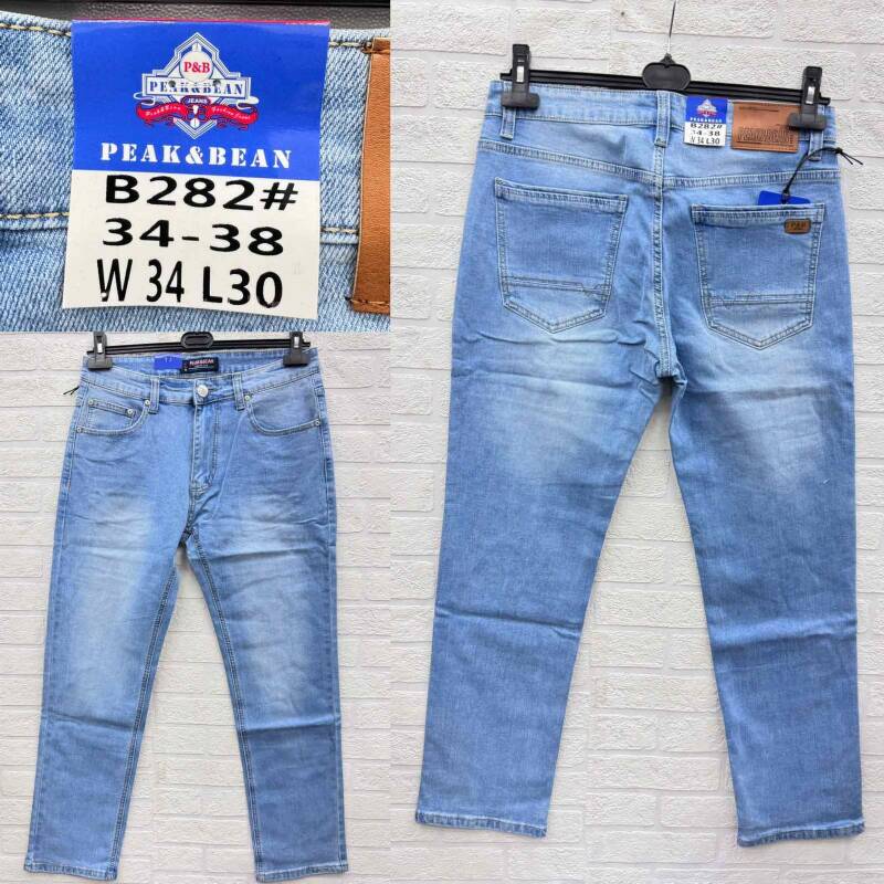 Spodnie jeansy meskie Roz 34-38, 1 Kolor Paczka 10 szt